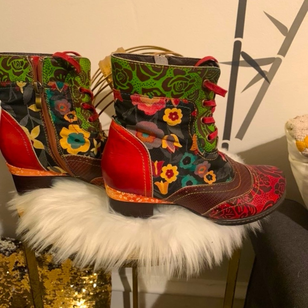Women’s multi colored boots